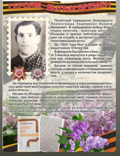 Тадевосян Хосров Арамович