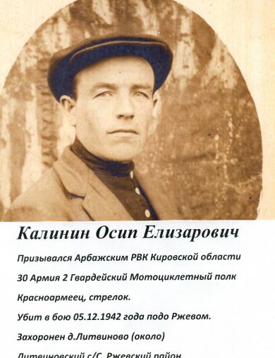 Калинин Осип Елизарович