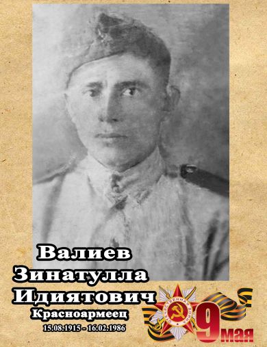 Валиев Зинатулла Идиятович