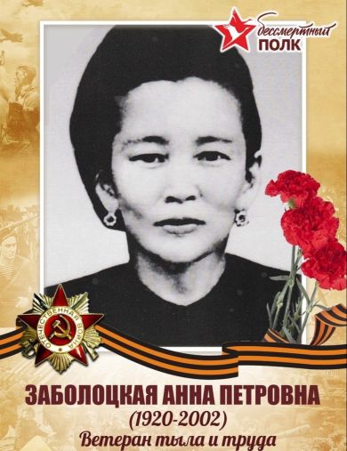 Заболоцкая Анна Петровна