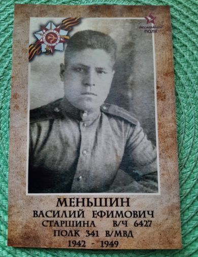 Меньшин Василий Ефимович