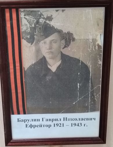 Барулин Гаврил Николаевич