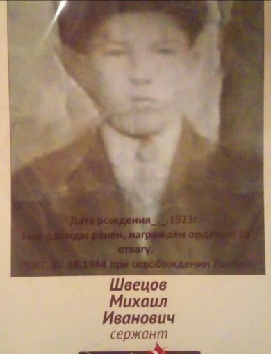 Швецов Михаил Иванович