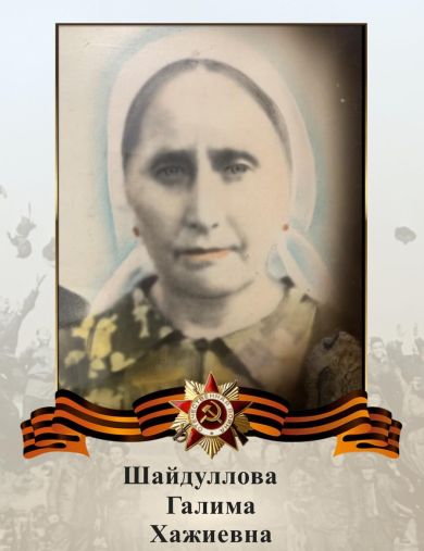 Шайдуллова Галима Хажиевна