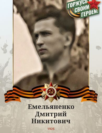 Емельяненко Дмитрий Никитович