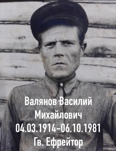 Валянов Василий Михайлович