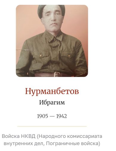 Нурманбетов Ибрагим 