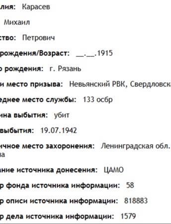 Карасев Михаил Петрович