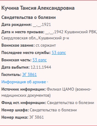 Базанова (Кучина) Таисия Александровна