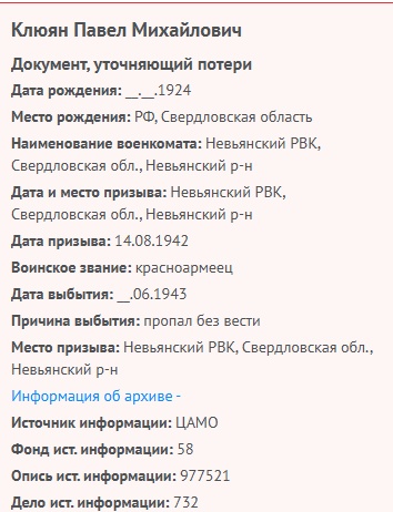 Клюян Павел Михайлович