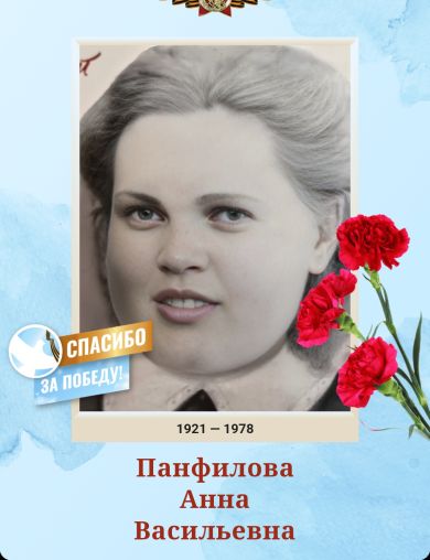Панфилова Анна Васильевна