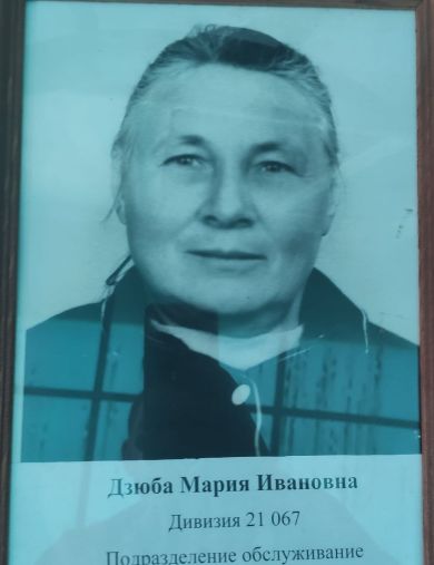 Дзюба Мария Ивановна