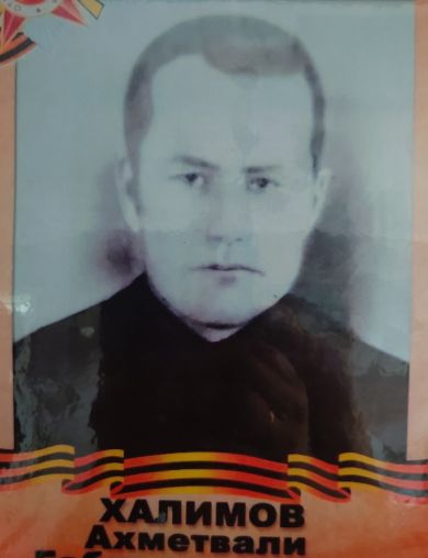 Халимов Ахметвали Габдельвалиевич