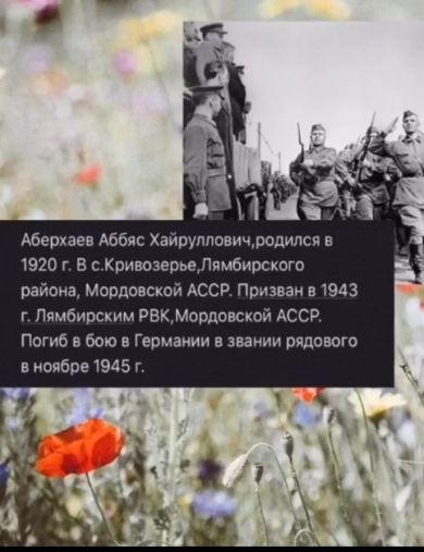 Аберхаев Аббяс Хайруллович