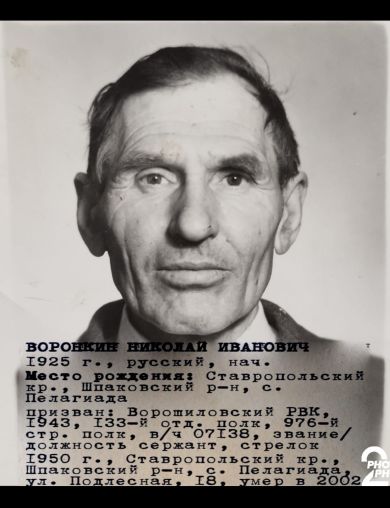 Воронкин Николай Иванович