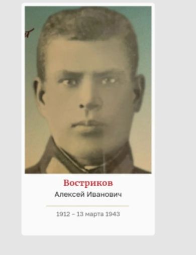 Востриков Алексей Иванович