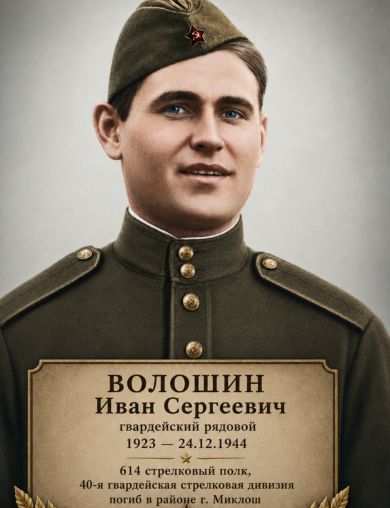 Волошин Иван Сергеевич