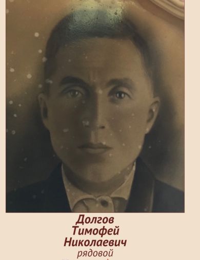 Долгов Тимофей Николаевич