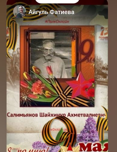 Салимьянов Шайханур Ахмедвалиевич