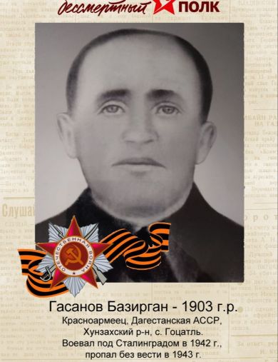 Гасанов Базирган 
