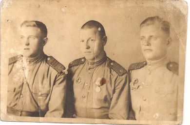 Рябов, Грачев, Амелин (слева направо)